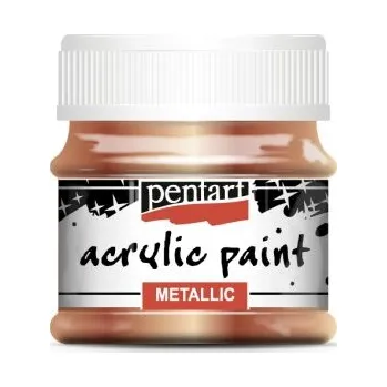 Vodová barva Pentart Akrylová barva metalická PENTART 50 ml ANTICKÁ MĚDĚNÁ