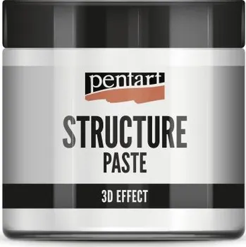 Speciální výtvarná barva Pentart Strukturovací pasta PENTART 500 ml BÍLÁ