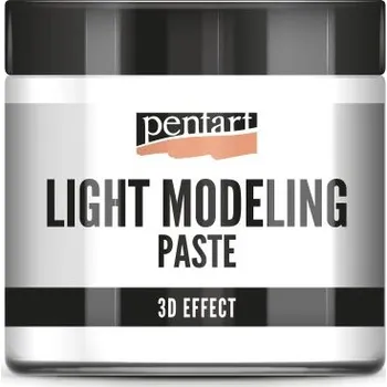 Modelovací hmota Pentart Odlehčená strukturovací pasta po zaschnutí pružná PENTART 500 ml