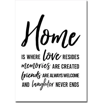 Obraz Minimalistický obraz, černobílý anglický citát | Moderní dekorace, Obraz na zeď - C , 40 x 60 cm bez rámu