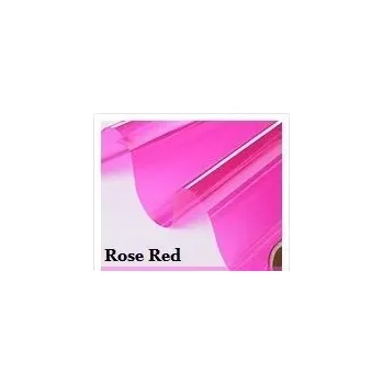 Okenní dekorace Dekorativní UV fólie na okno | ochranná fólie, transparentní fólie - Růže červená , Rozměr 55 x 500 cm