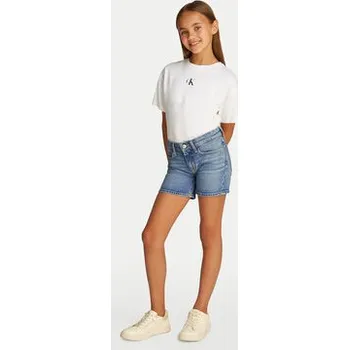 Pánské džíny Calvin Klein Jeans Džínové šortky IG0IG02892 Modrá Slim Fit 14Y