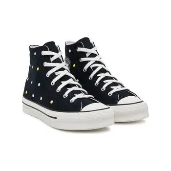 Dámská obuv Converse Plátěnky Chuck Taylor All Star Lift Polka Dots Platform A12608C Černá 38_5
