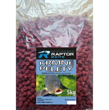 Raptor Baits Krmné pelety - pr. 12mm - RED HALIBUT Váha balení: 0,5 kg
