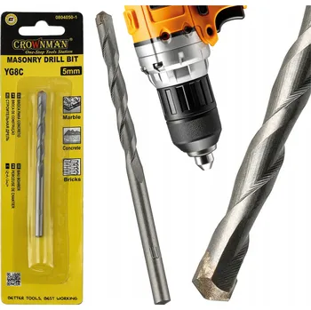 Vrták Berge Ocelový vrták do betonu 5mm