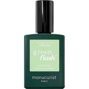 Lak na nehty manucurist-Paris Nehty Lak-na-nehtyGreen FlashLED gelová barva na nehty Pistachio 15 ml (25&nbsp;000,00 Kč / 1 l)