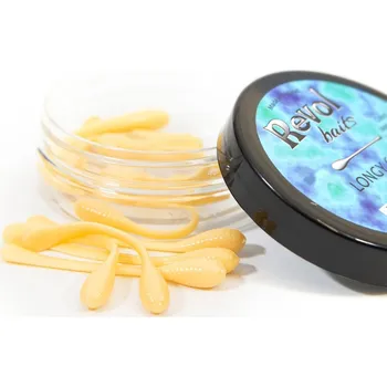 Umělá nástraha Revol Baits nástraha Longi 60mm příchuť sýr-česnek, barva světle žlutá 12ks