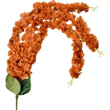 umělá květina Dekorace oranžová umělá převislá květina - 6*6*108 cm