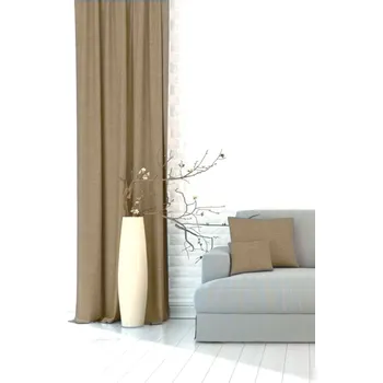 Zatemňovací dekorační závěs nebo látka, SUPER Blackout PURE, světle hnědý č.7, 280 cm