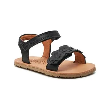 Dámské sandále Froddo Sandály Barefoot Flexy Flowers G3150265-4 M Černá 27