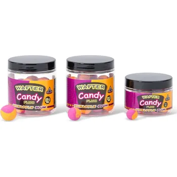 Boilies Anaconda wafter Candy fluo strawberry-coconut 16mm 55g