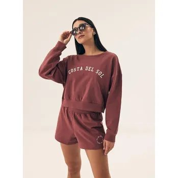 Dámské pyžamo Henderson Kaštanové Dámské Sportovní Pyžamo s Potiskem HENDERSON LADIES, kaštanové S i384_4868491