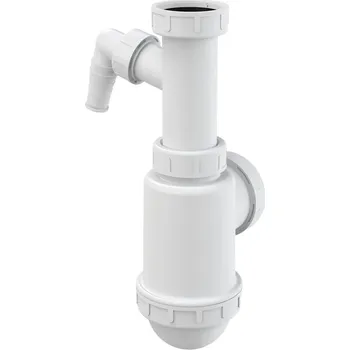 ALCADRAIN Sifon dřezový Alca A443P DN 50/40 s přípojkou a převlečnou matic