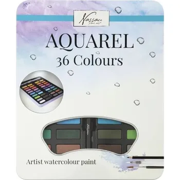 Vodová barva Creative Craft Group Akvarelové barvy sada 36 barev + příslušenství