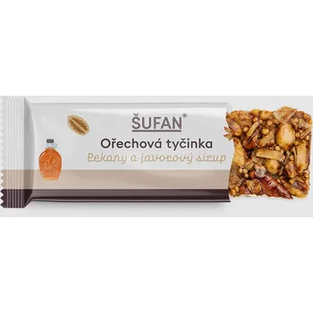 Šufan Ořechová tyčinka 33g Pekany a javorový sirup