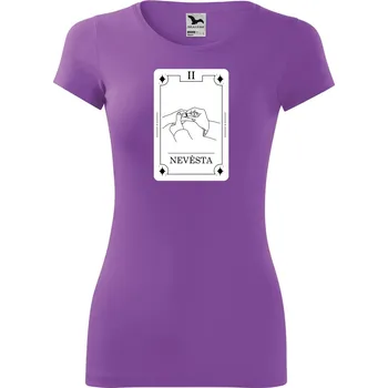 DOBRÝ TRIKO Dámské tričko Svědkyně tarot Velikost: S, Barva: Fialová