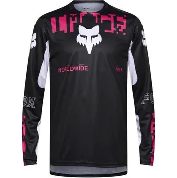 cyklistický dres Dres na kolo Fox Ranger Ls Jersey Digi Image Black XL