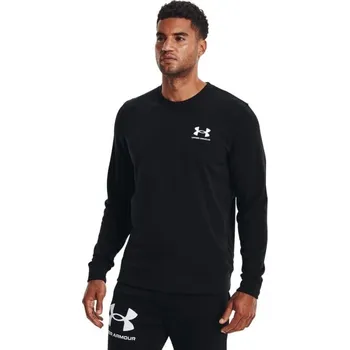 Pánská mikina Mikina Rival Terry LC Crew Black - Under Armour Barva: černá, Velikost: M