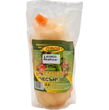 Koření Marinovaný česnek 340g (čistá hmotnost 200g) POPA