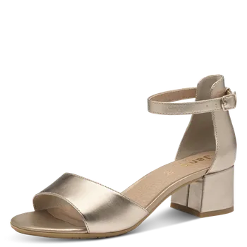 Dámské sandále DÁMSKÉ SANDÁLY JANA 8-28361-42 954 ZLATÁ Barva: ZLATÁ, Velikost: 37