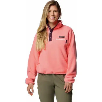 Dámská mikina Columbia Helvetia™ II Cropped Half Snap Fleece W 2092231685 - alpenglow XS