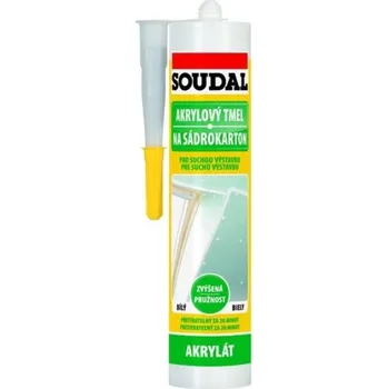 Tmel Tmel akrylový na sádrokarton Soudal bílý 280 ml