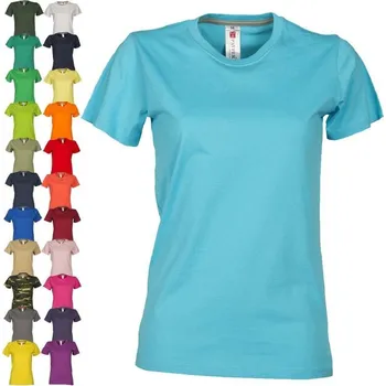 Dámské tričko Triko dámské SUNSET LADY FLUO svítivě žlutá PAYPER