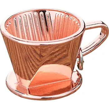 Coffea růžový dripper přívěsek na klíče