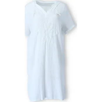 Dámské šaty Šatovka s kapucí 3591 barva: bílá