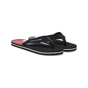 Pánská móda Žabky Tommy Hilfiger T3X8-33908-0058 S Černá 41