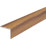 Profilteam schodová lišta samolepící 25x20x2700 Ořech P24