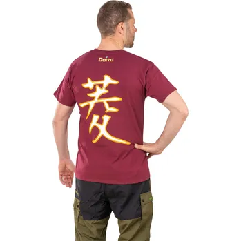 Rybářské oblečení Doiyo tričko Logo bordó XL