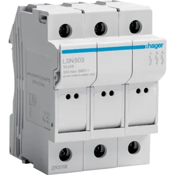 Elektroinstalační materiál Odpínač pojistkový Hager LSN503