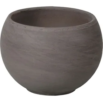 Obal na květináč NOHEL GARDEN Květník LUNA KOULE BASALT keramický impregnovaný pr.27x20cm