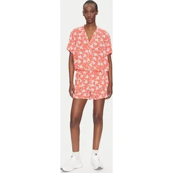 Pánská košile Tommy Jeans Košile DW0DW20285 Oranžová Relaxed Fit M