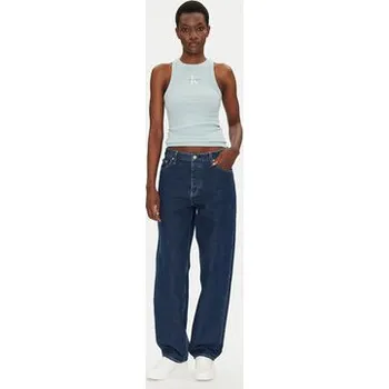 Pánské džíny Calvin Klein Jeans Top Monologo J20J225301 Modrá Slim Fit M