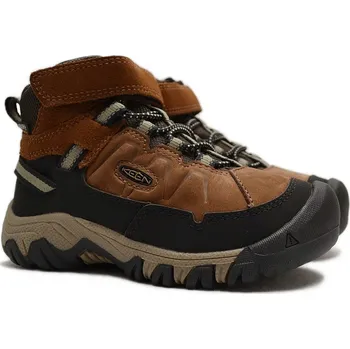 Chlapecké polobotky Keen TARGHEE IV MID WP YOUTH bison/brindle 1029610 Velikost: 39