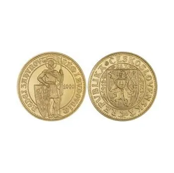 Svatováclavský 1 dukát Jana Čejky 1923/2022 Kremnica (varianta s postavou)