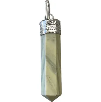 Přívěsek Přívěsek Hexagon - Zelený Kalcit