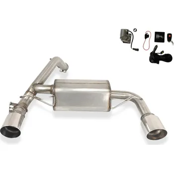 Výfuková trubka ULTER SPORT Sportovní výfuk FORD FOCUS III 2010-2018, 2x duplex koncovka kulatá 115mm Vyberte motor: 2,3T 257kW RS