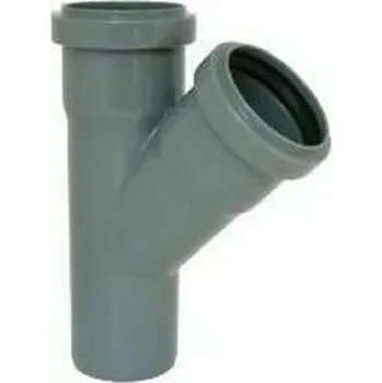 Kanalizační potrubí PIPELIFE Odbočka HTEA DN 110/50 úhel 45 °