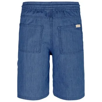 Pánské kraťasy Calvin Klein Jeans Šortky z materiálu IB0IB02423 Modrá Regular Fit 16Y