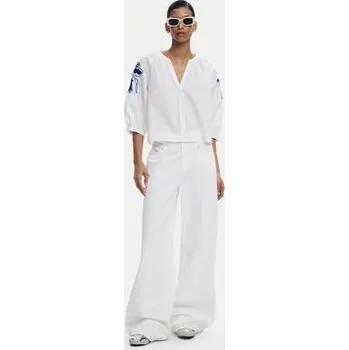 Dámská halenka Desigual Halenka Cratos 25SWBW03 Bílá Loose Fit S