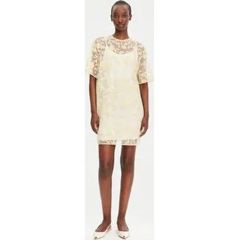 Dámské oblečení ROTATE Koktejlové šaty 113675858 Žlutá Relaxed Fit 38
