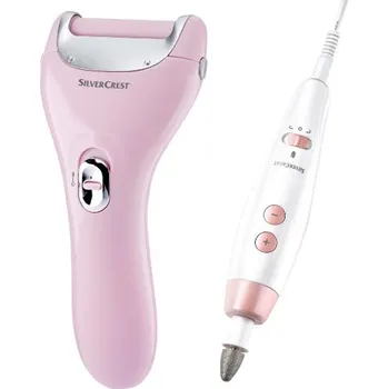 SILVERCREST® PERSONAL CARE Sada na manikúru a pedikúru, světlé růžová, 2dílná