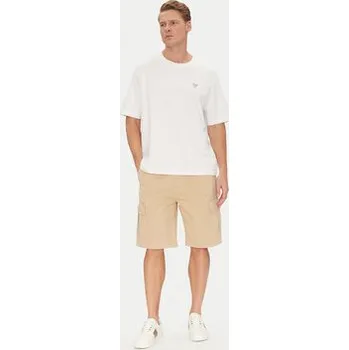 Dámská móda Guess Jeans Šortky z materiálu M5GD45 WGCV1 Béžová Regular Fit 29