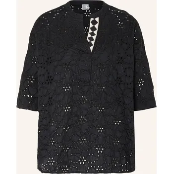 Dámská halenka Emily Van Den Bergh Dámská Halenka Z Děrované Krajky, černá, 36