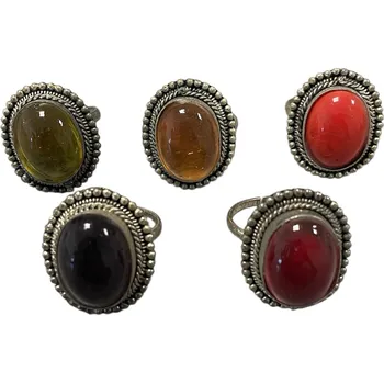 Prsten Prstýnek s kamínkem 2x2 Barvy ručníků: VÍNOVÁ