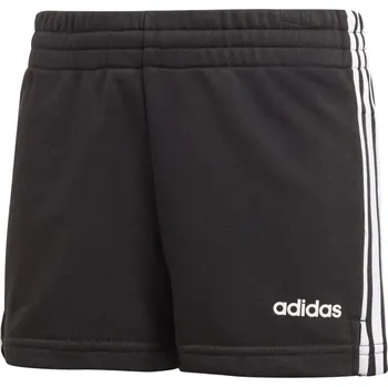 Dívčí kraťasy adidas Essentials 3-Stripes Shorts Juniors Black/White 9-10 Years