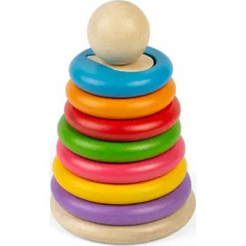 Hračka Bigjigs Toys Nasazování tvarů na tyč